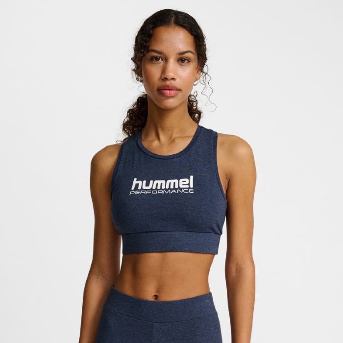 Hummel Pulse Logo Light Support Bra K. XL Sininen Naiset