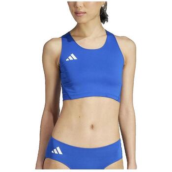 ADIDAS PERFORMANCE Urheilutoppi 'ADIZERO E' sininen / valkoinen