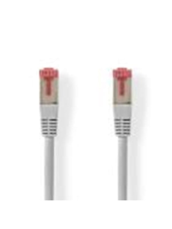 Nedis CAT6 Verkkokaapeli | RJ45 uros | RJ45 uros | SF/UTP | 0.25 m | Pyöreä | PVC | Harmaa | Label