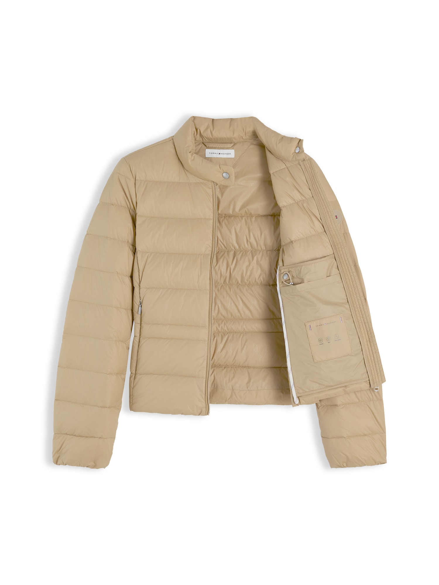 TOMMY HILFIGER Välikausitakki hiekka