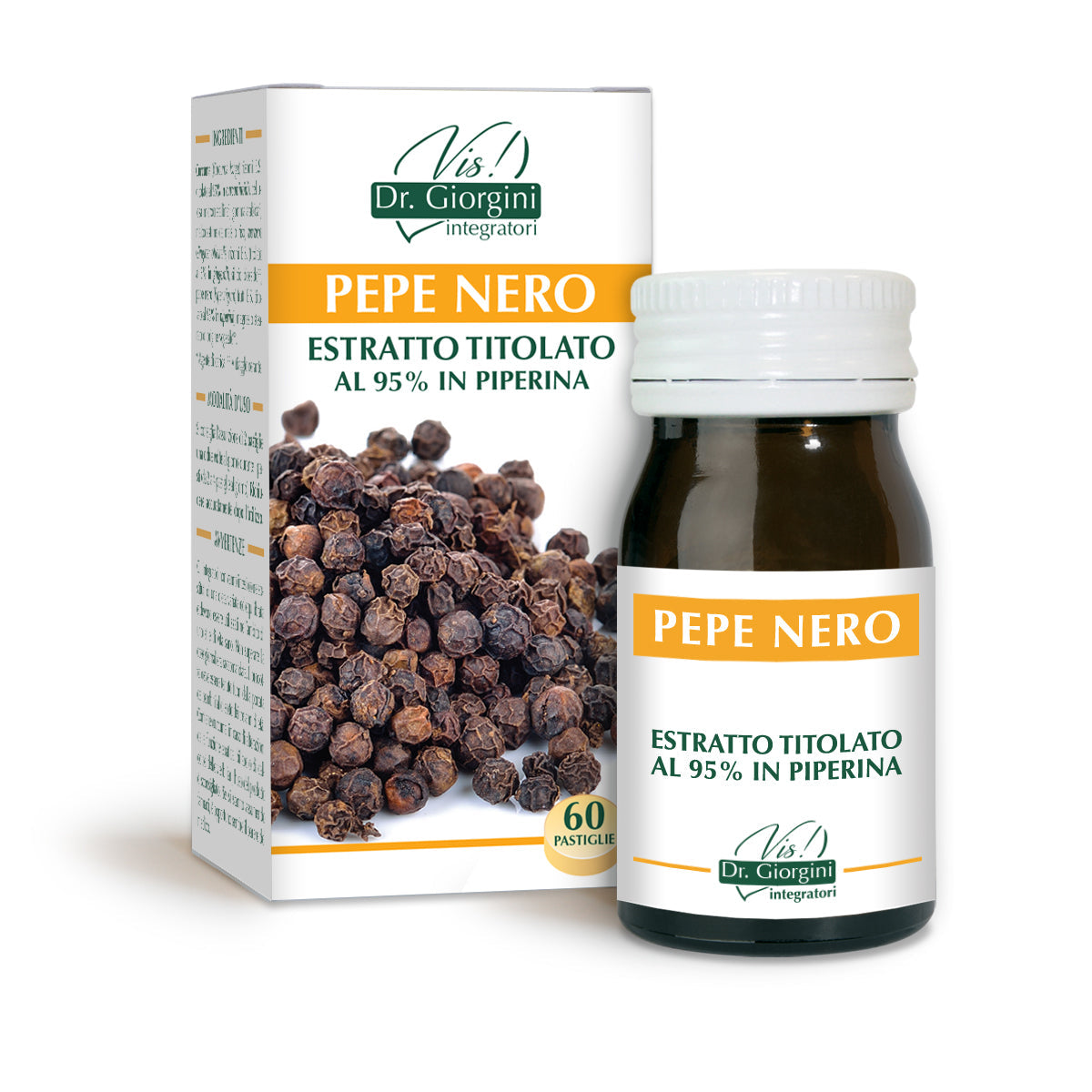 Dr Giorgini mustapippuriuute titrattuna 60 tablettia à 500 mg - 30 g