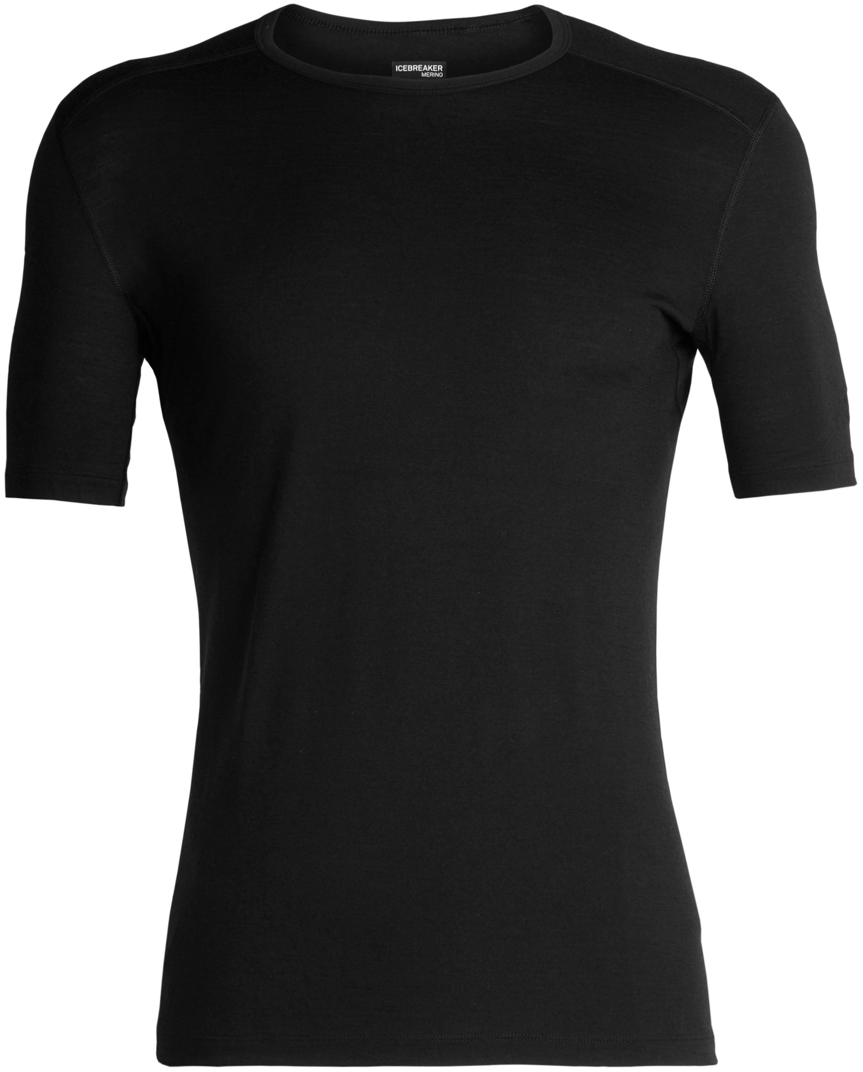 Icebreaker 200 Oasis SS Crew Top Men Black - M