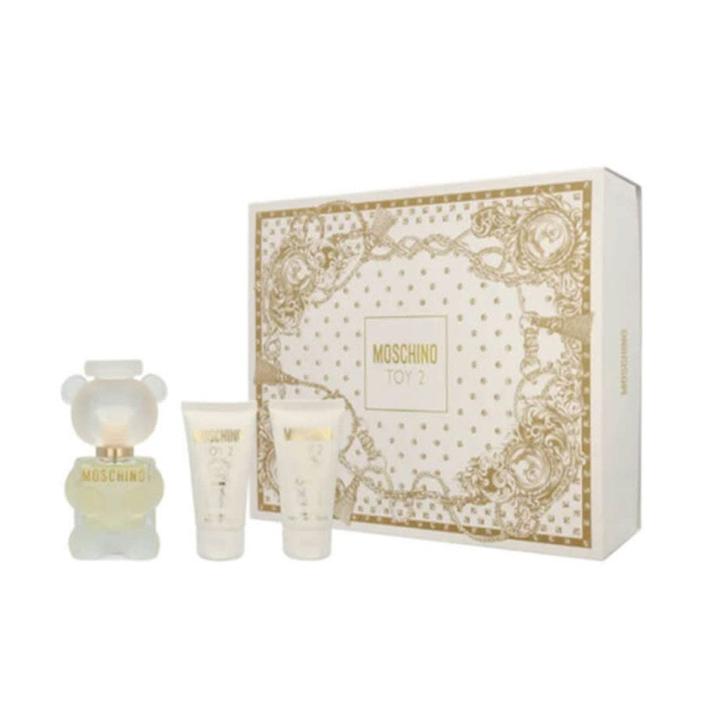 Moschino Toy 2 naisten lahjasetti Eau de Parfum 50 ml + tuoksuva suihkugeeli 50 ml + tuoksuva vartalomaito 50 ml