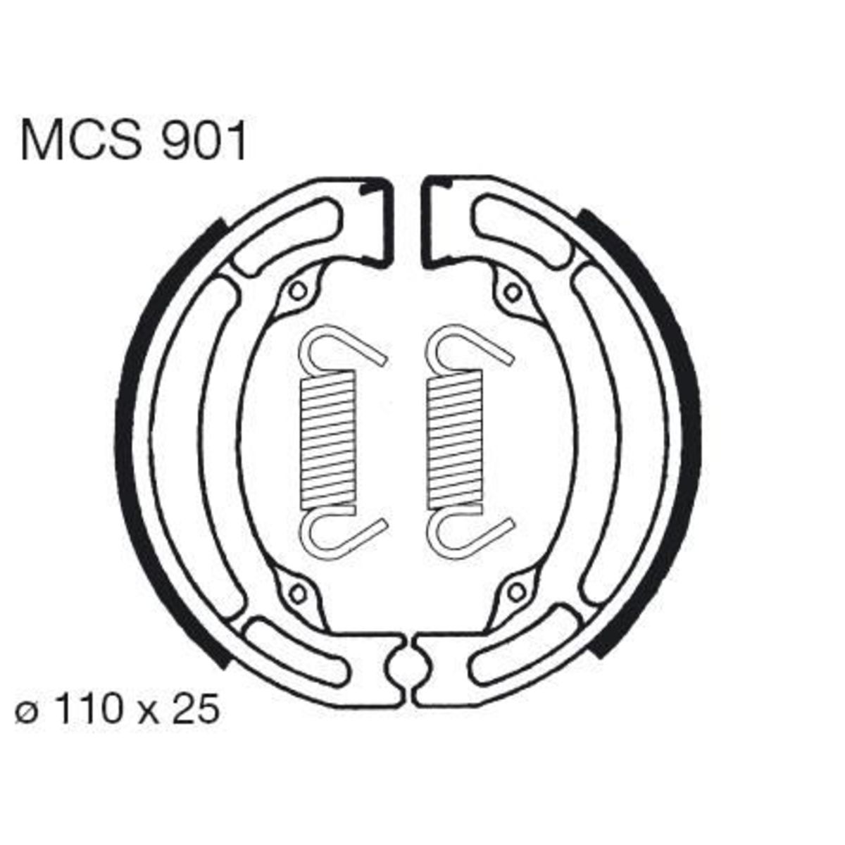 Jarrukenkäsarja TRW MCS901