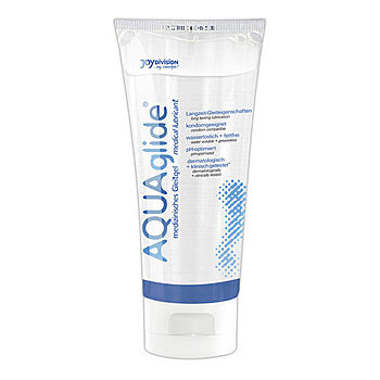 Aqua Glide - Vesipohjainen liukuvoide, 200 ml, pitkään liukuva, kondomiturvallinen, tuoksuton
