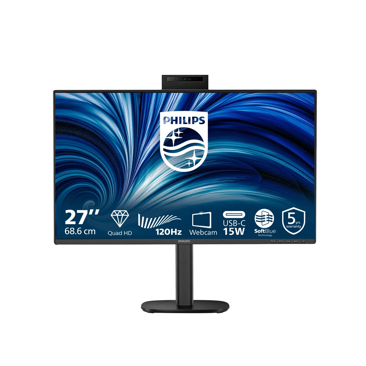 27" Philips 27B2N3500JH - 2560x1440 (QHD) - 120Hz - IPS - 15W USB-C