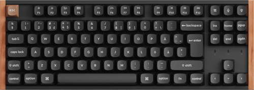 Keychron K8 HE SE Wireless Tri-Mode - Pelinäppäimistö - Pohjoismainen - Musta