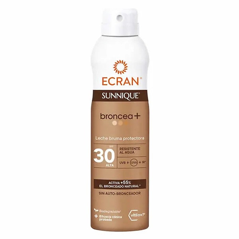 Ecran Sunnique Broncea suojaava sumu Spf30 250 ml