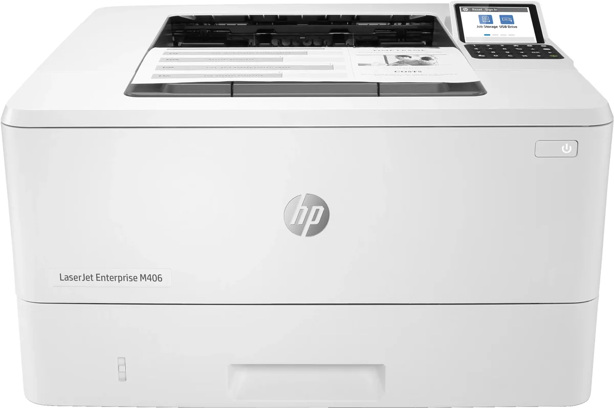 HP LaserJet Enterprise M406dn mustavalkolaser-tulostin - Yksivärinen - Laser