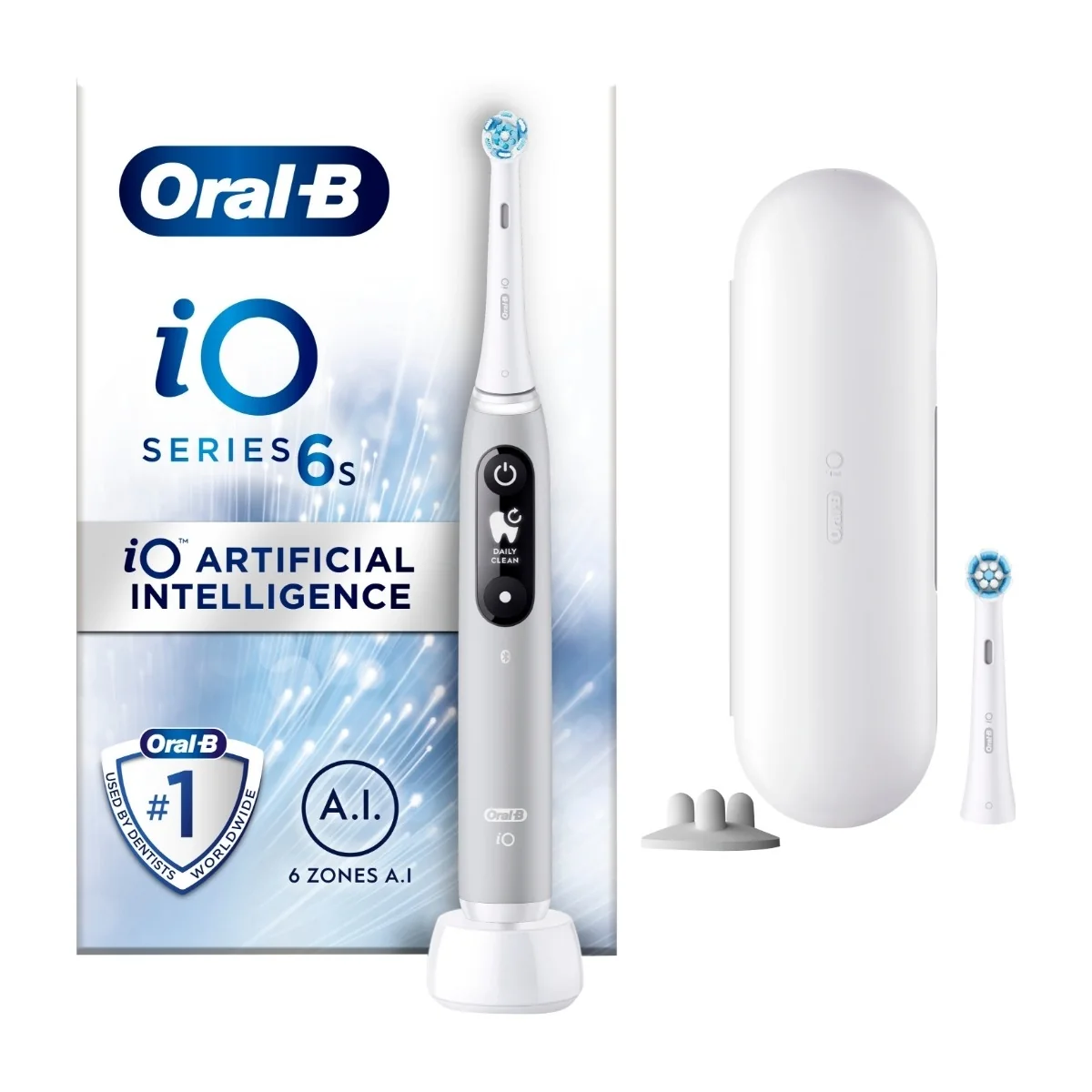 Oral-B iO6S -sähköhammasharja, Grey Opal