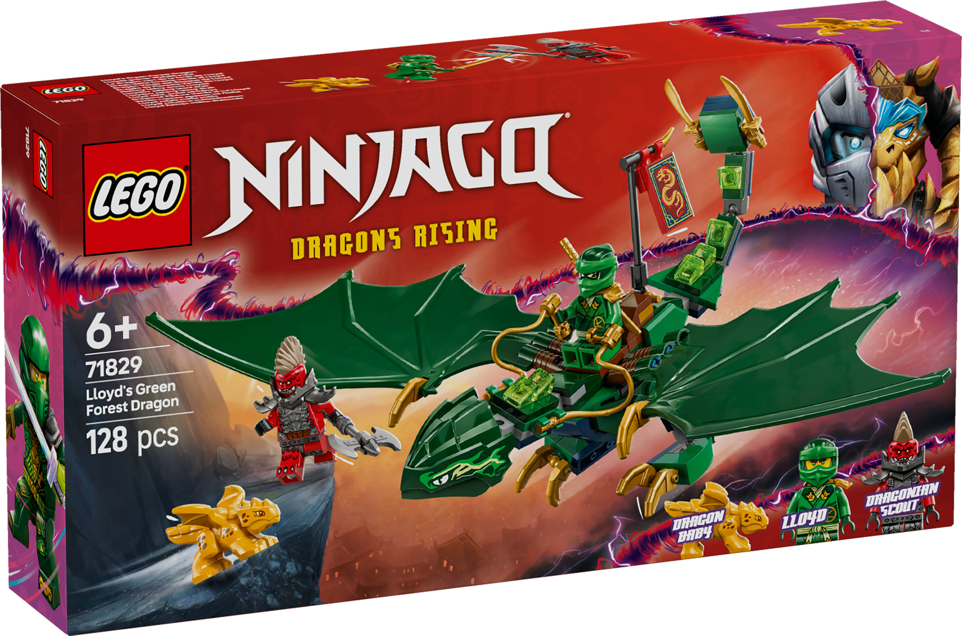 LEGO Ninjago 71829 Lloydin metsänvihreä lohikäärme