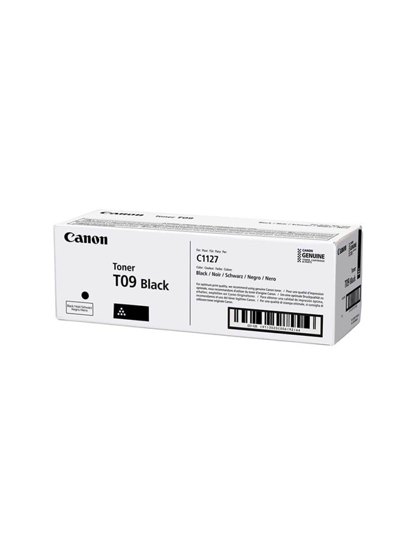 Canon TONER T09 BK, 7600 sivua, Musta, 1 kpl