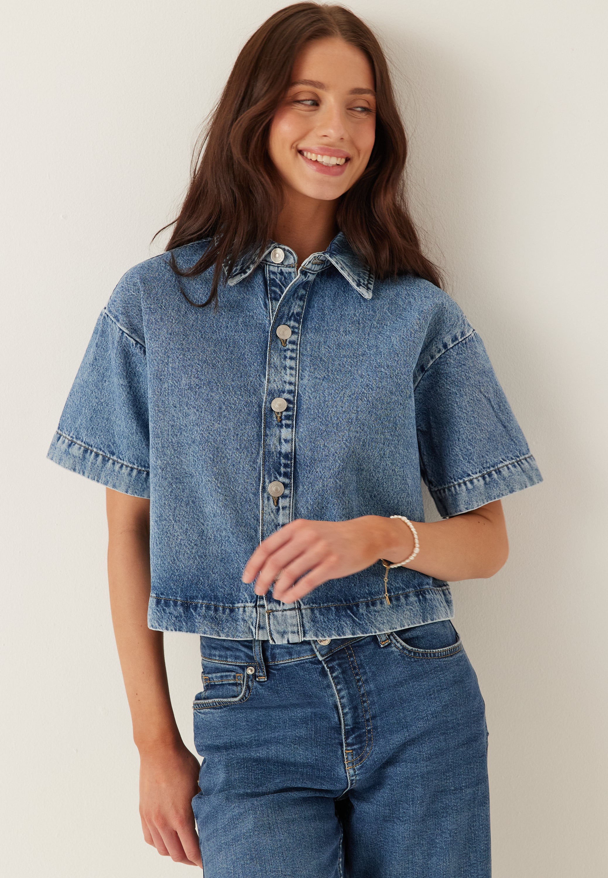 PIECES Pusero 'PCSky' sininen denim