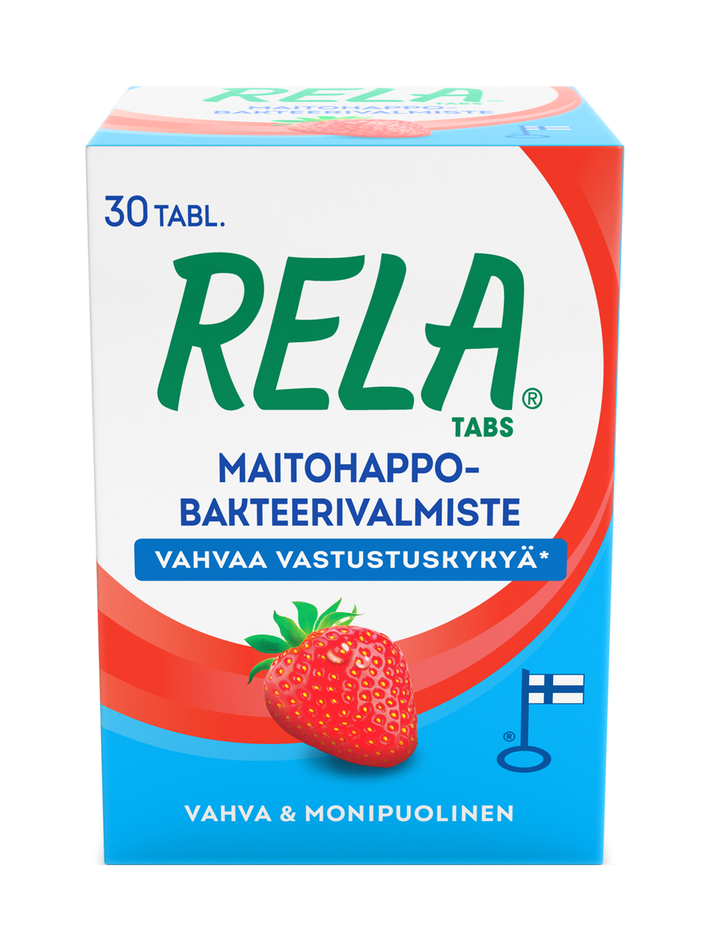 Rela Tabs Mansikka 30 tabl UUSI