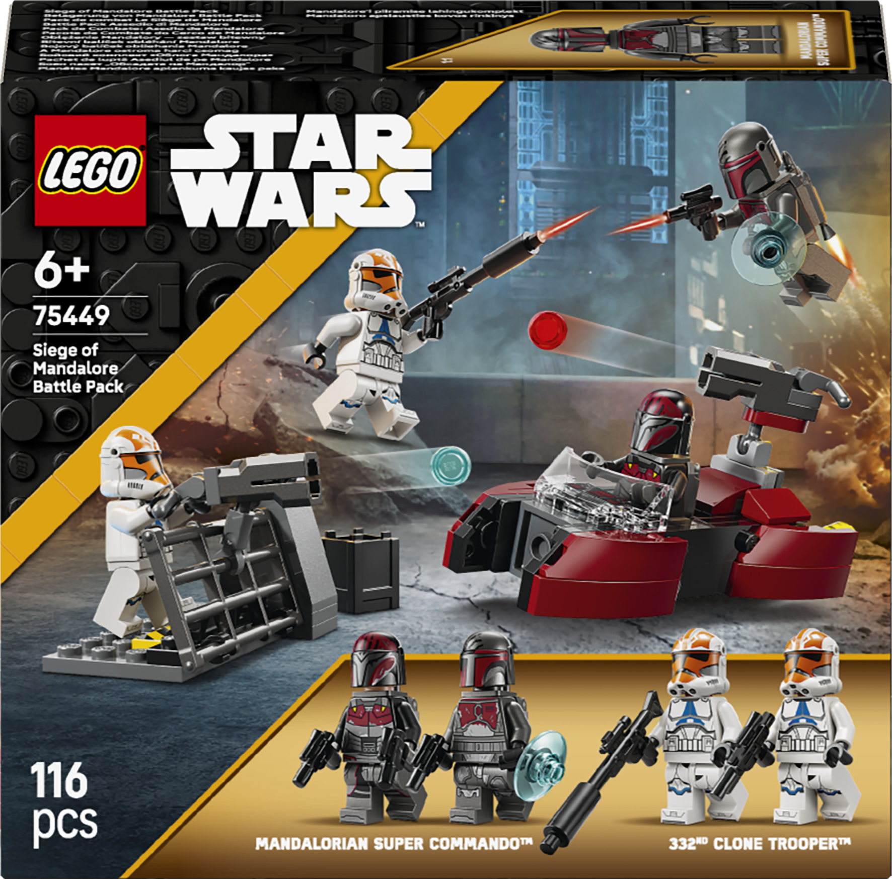 LEGO Star Wars 75449 Mandaloren piiritys ‐taistelupakkaus