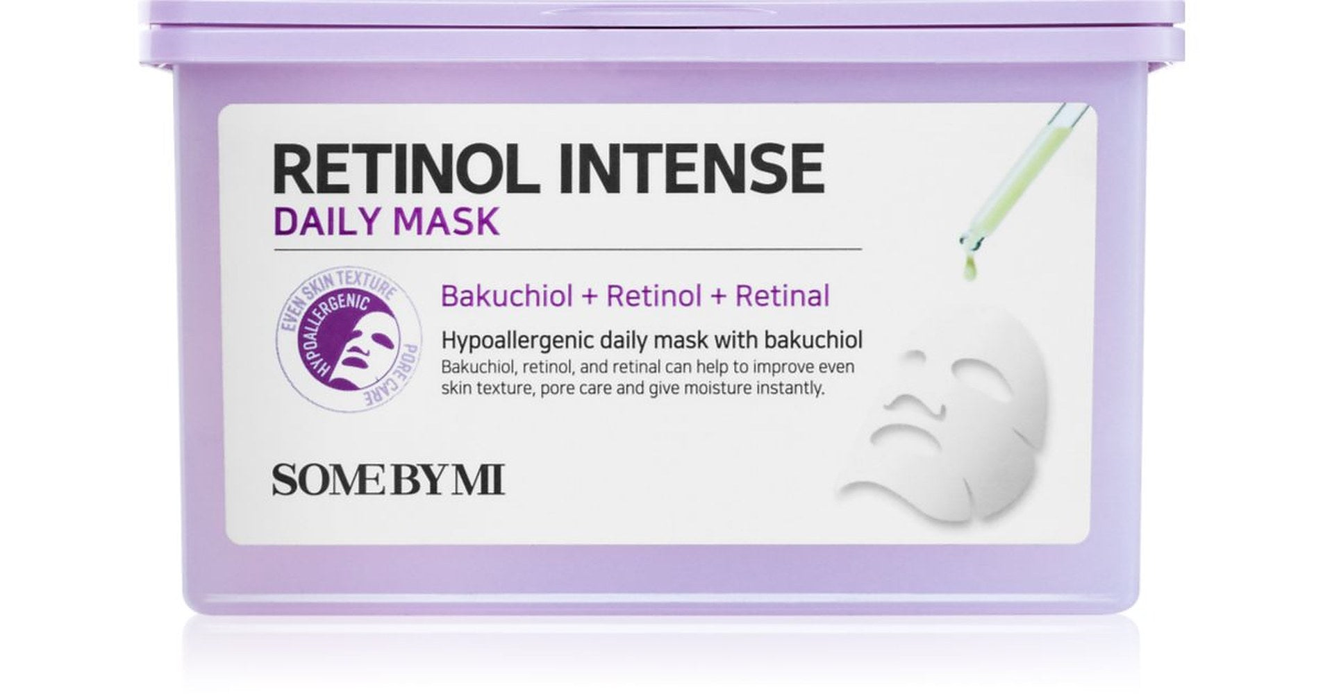 Some By Mi Retinol Intense Daily Mask - kangasryppyjä ehkäisevä naamio suuri pakkaus 30 kpl