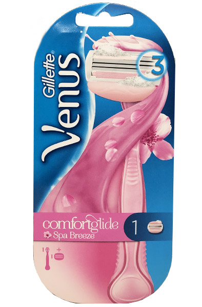Gillette Venus Confortglide Spa Breeze Razor Venus-terä