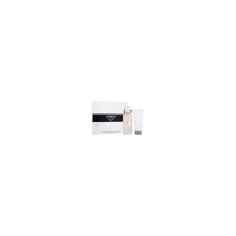 Iceberg Twice Platinum Gift Set EDT 125 ml ja vartalovoide 100 ml