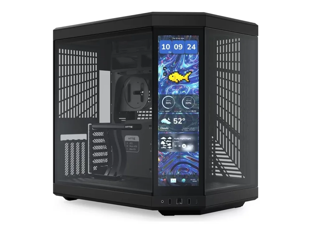 HYTE Y70 Touch Infinite - Pitch Black - Kotelot - Miditower - Musta