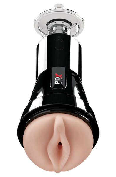 Pipedream PDX Elite Cock Compressor Vibrating Stroker Värisevä Masturbaattori