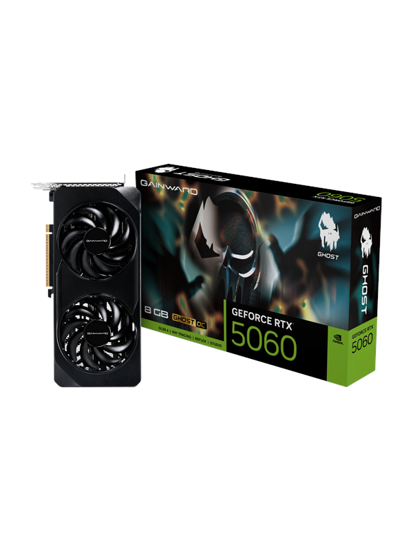 Gainward GeForce RTX 5060 Ghost OC 8 Gt -näytönohjain