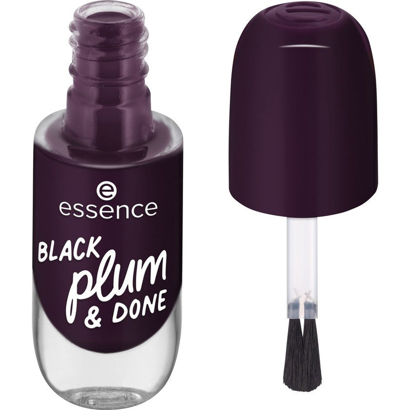 Essence cosmetics Smalto Unghie Gel 084 Black Plum & Done — Smalto Unghie Gel