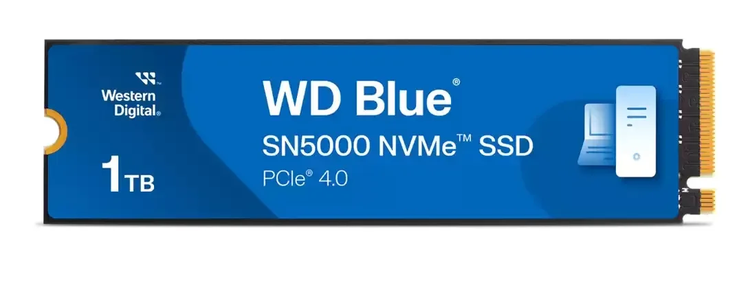 WD Blue SN5000 NVMe SSD 1TB M.2 2280 PCIe Gen4 -levy WD Blue SN5000 NVMe SSD 1TB M.2 2280 PCIe Gen4