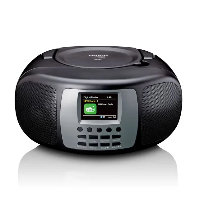 Kannettava DAB+/FM-radio Bluetooth CD-soittimella ja suurella LCD-värinäytöllä