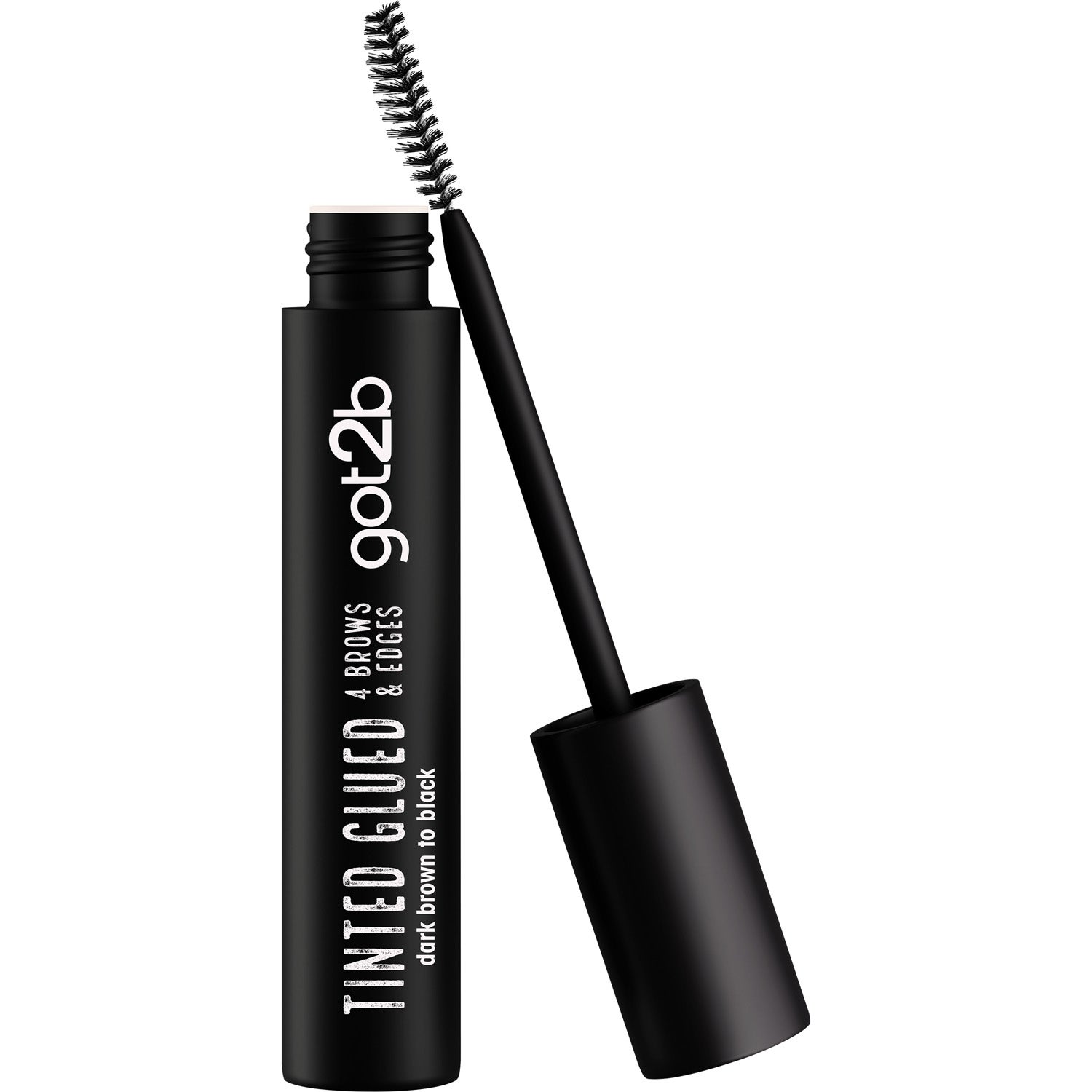 Schwarzkopf Got2b Glued 4 Brows & Edges 2 in 1 Tinted Gel - Dark Brown - Black 16 ml