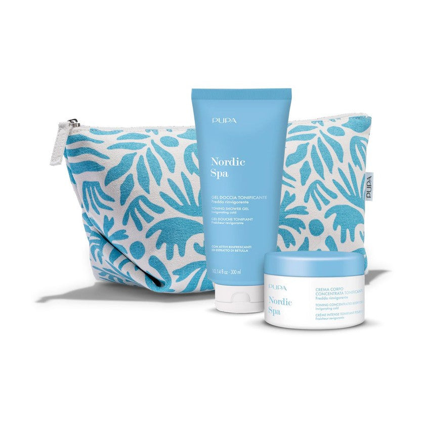 Pupa Nordic Spa Virkistävä suihkugeeli 300 Ml + Vartalovoide 150 Ml 1 yksikkö