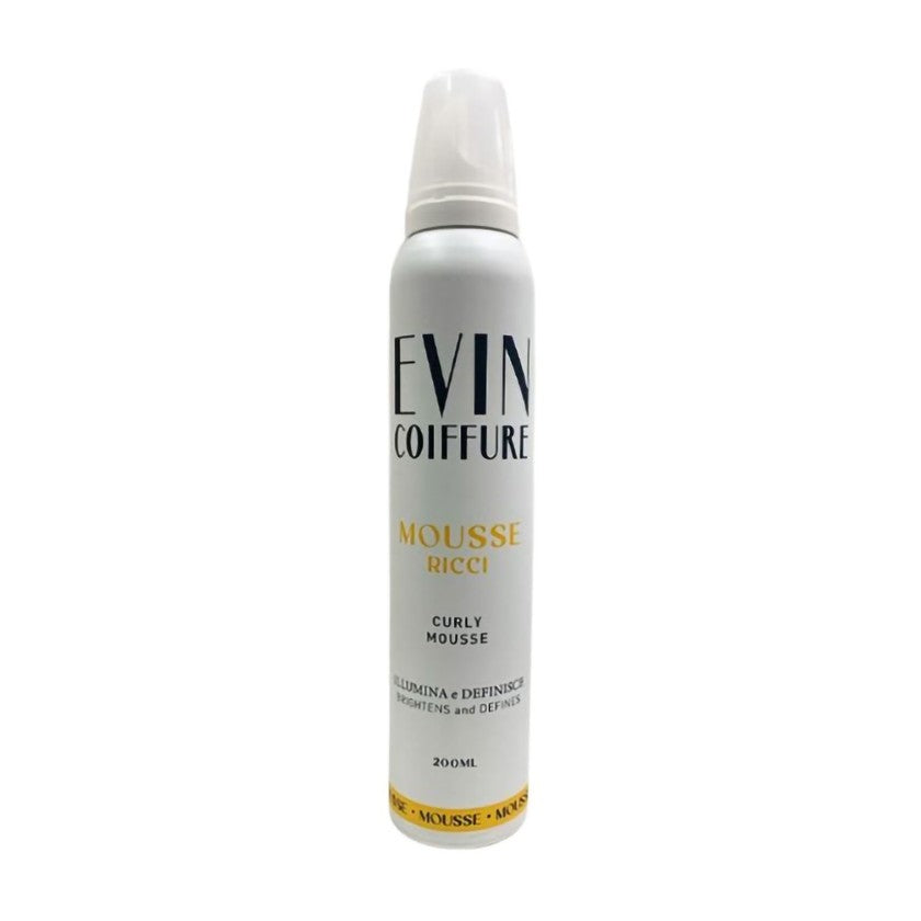 Evin Mousse Ricci Illumina & Definisce 200 ml — Mousse Capelli