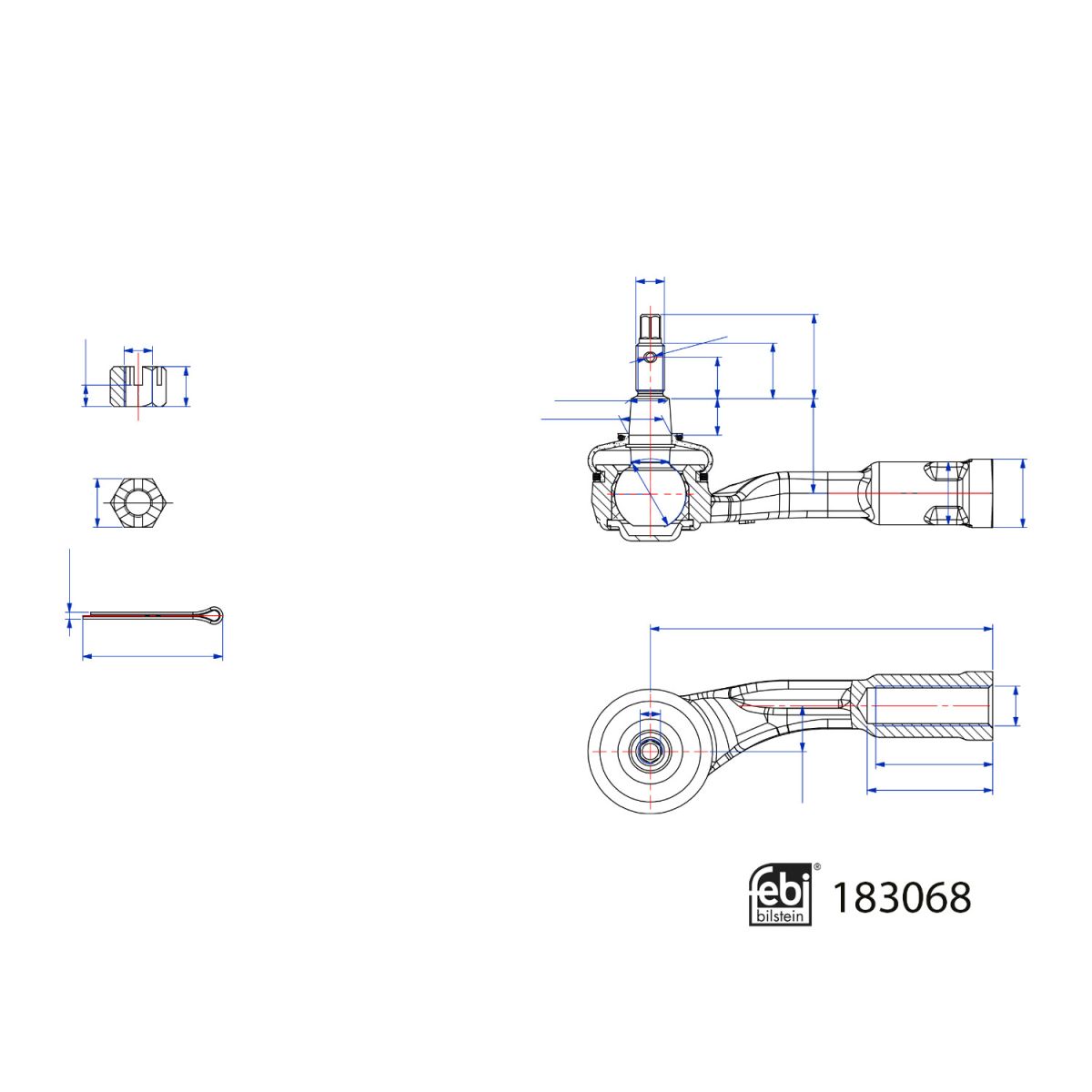 Raidetangon pää FEBI BILSTEIN 183068