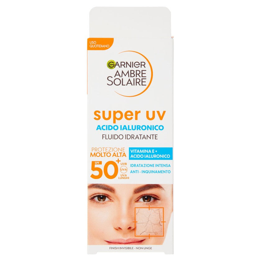 Garnier Ambre Solaire Kasvojen aurinkovoide SPF 50 40 ml