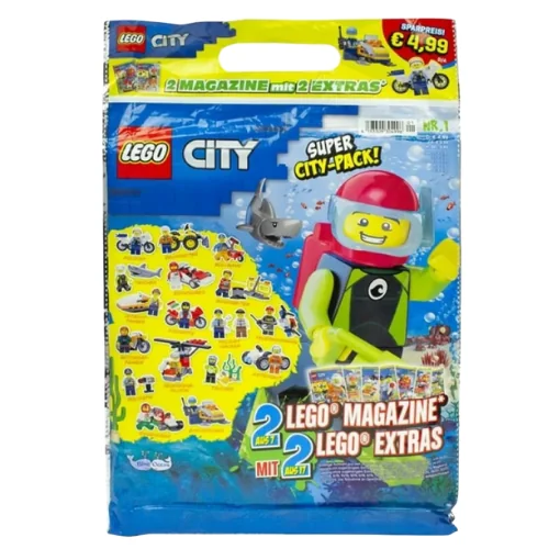 LEGO City Blue Ocean XL Mystery -lehti- ja Leluyllätyspakkaus