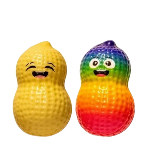 Squeeze Slow Rise XL Peanut Squishy Toy Assorted – 10 × 5,5 cm – 1 kpl