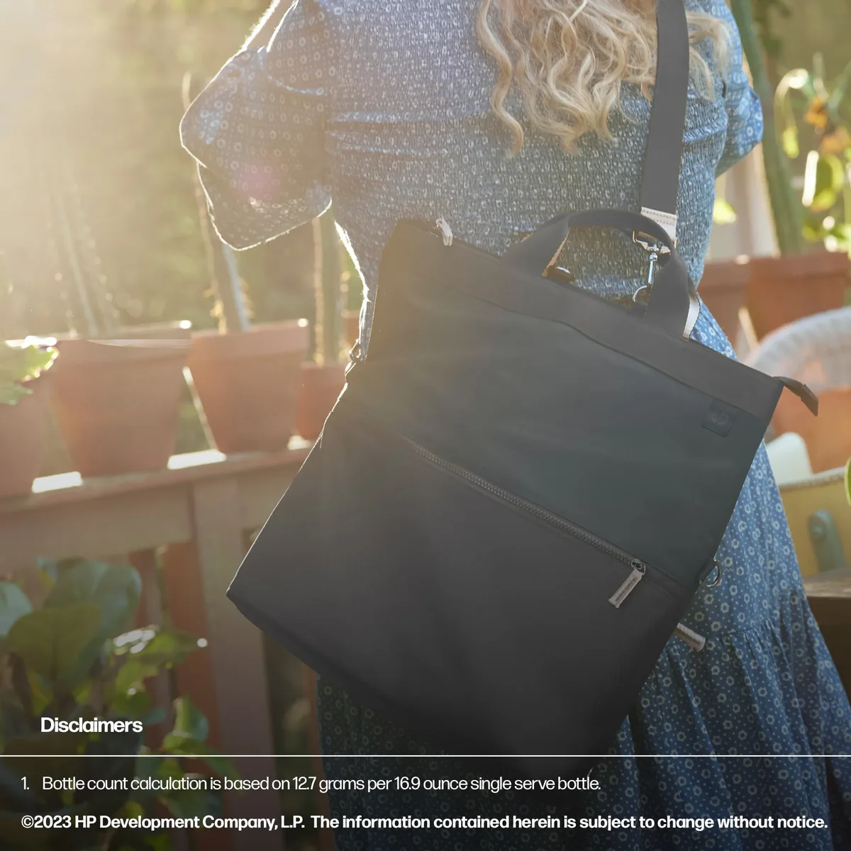 HP Convertible LBP Tote -tietokonereppu, musta, 14.1"