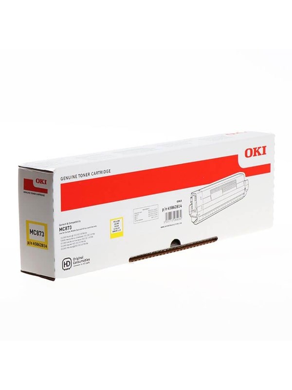 OKI 45862814, 10000 sivua, Keltainen, 1 kpl
