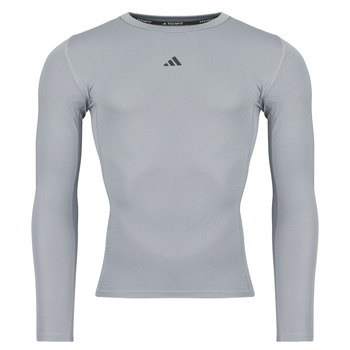 ADIDAS PERFORMANCE Toiminnallinen paita 'TECHFIT Compression Training Long Sleeve' harmaa / musta