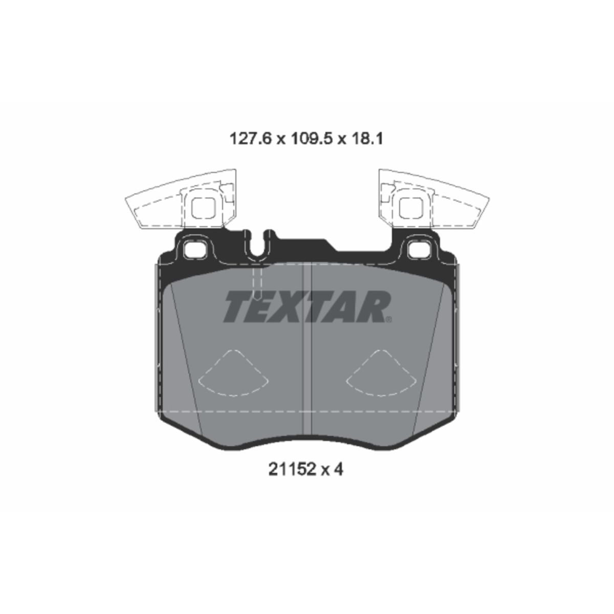 Jarrupalat, levyjarru TEXTAR 2115201