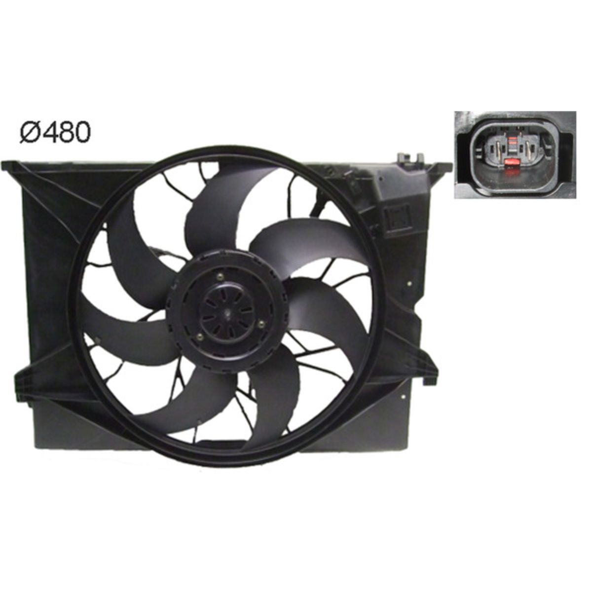 Jäähdyttimen tuuletin MAHLE CFF 486 000S