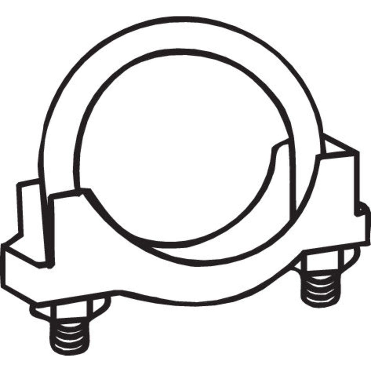 Pidike, pakoputkisto BOSAL 250-154