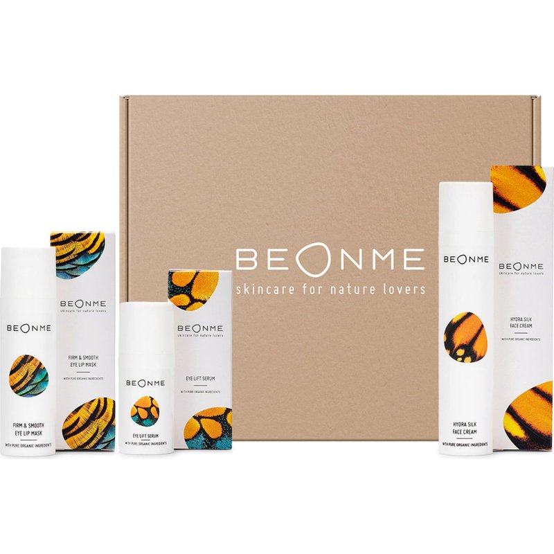 BeOnMe Lift & Tone Anti-Aging Set — ikääntymistä estävä kasvosetti silmille, huulille ja kontuurille