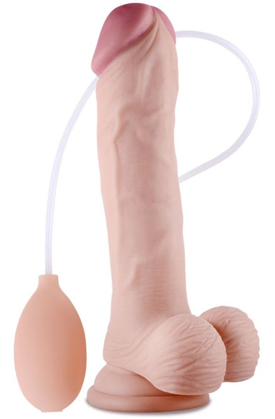 Lovetoy Soft Ejaculation Cock With Ball 17,5cm Squirttaava dildo