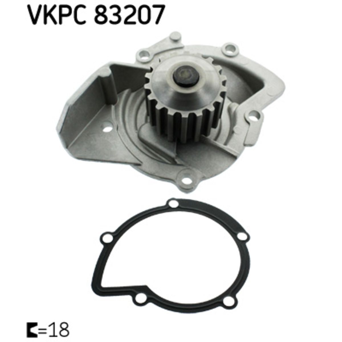 Vesipumppu SKF VKPC 83207