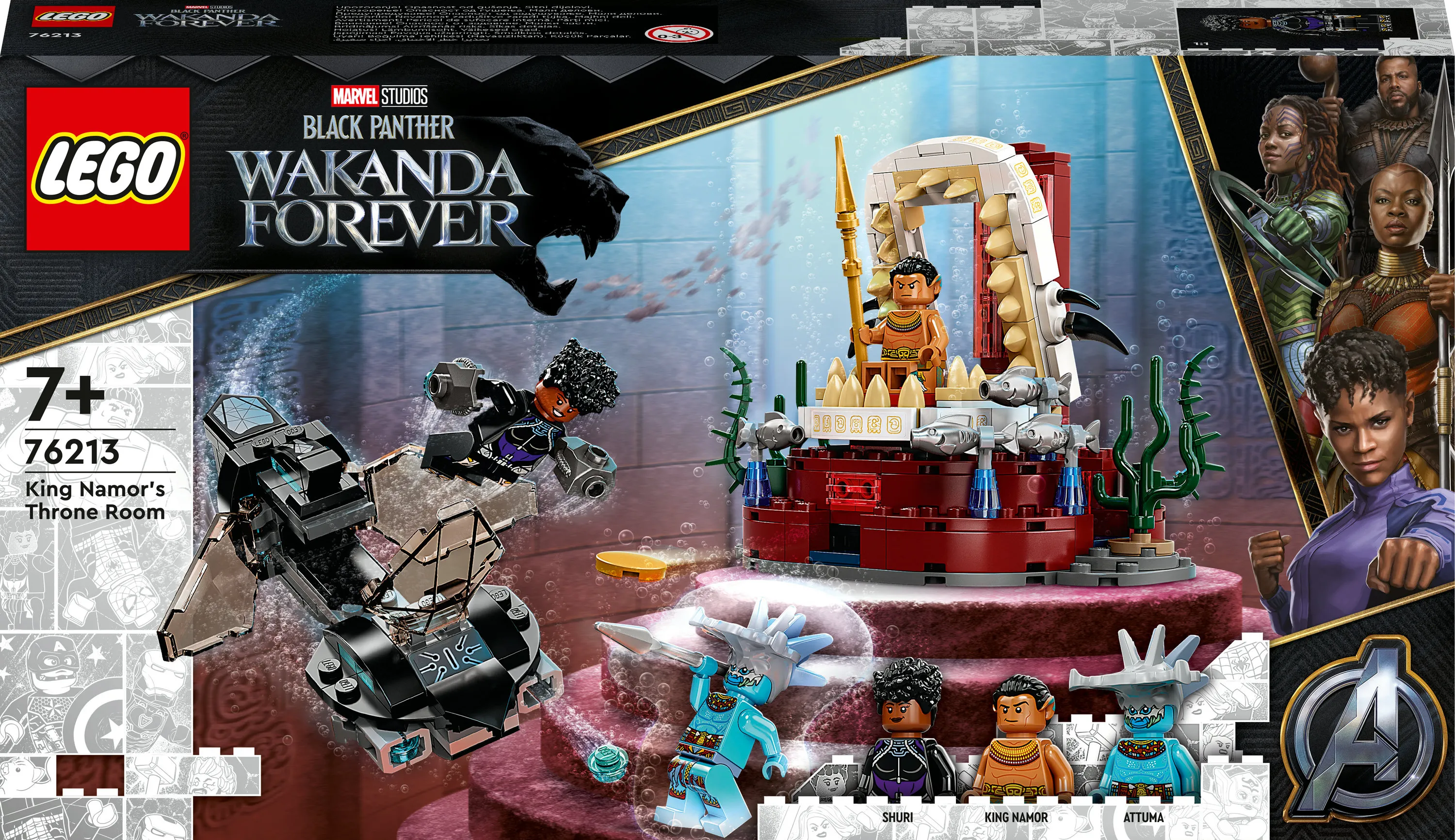 LEGO Super Heroes 76213 Kuningas Namorin valtaistuinsali