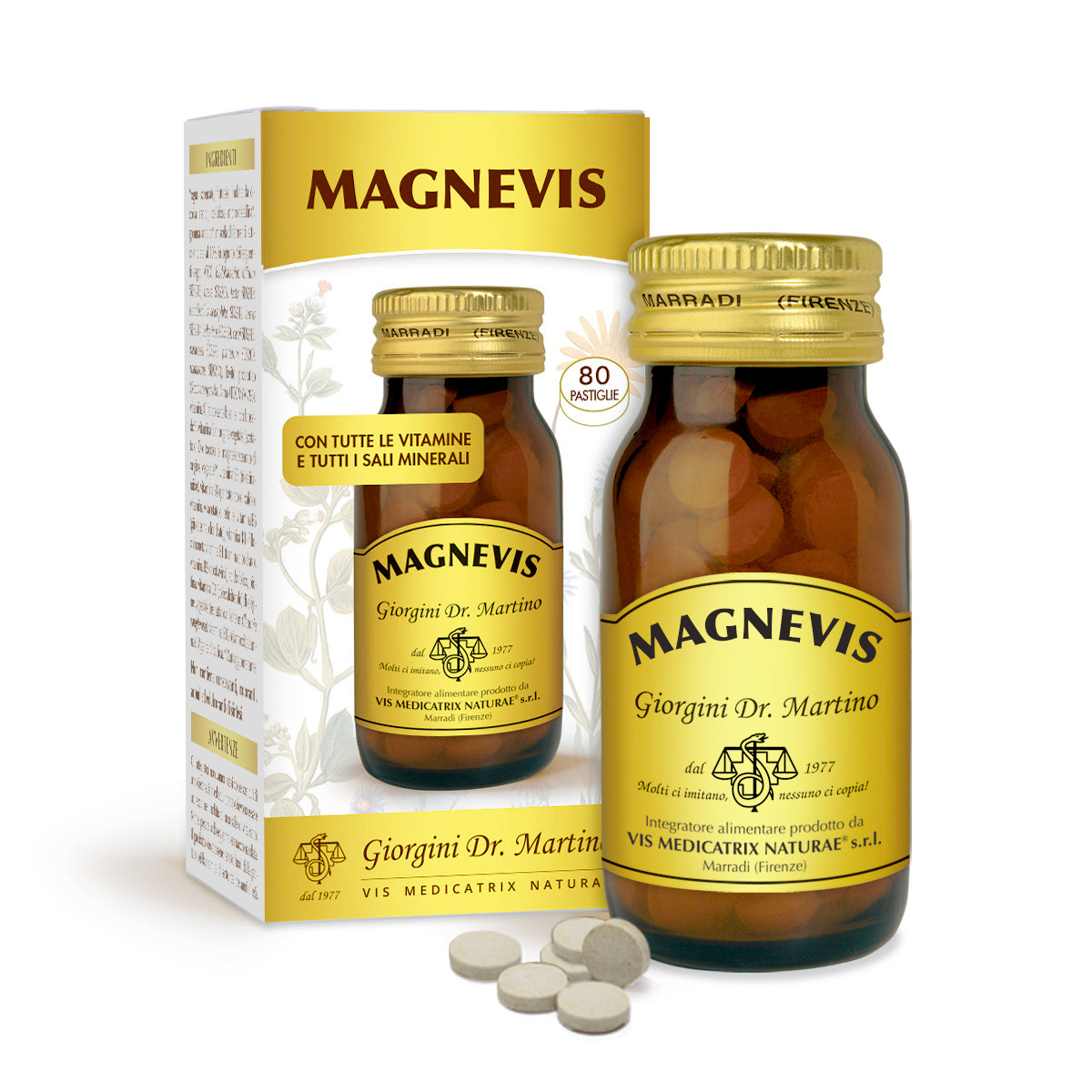 Dr Giorgini Magnevis 40 g Pastiglie 500 mg — Integratore