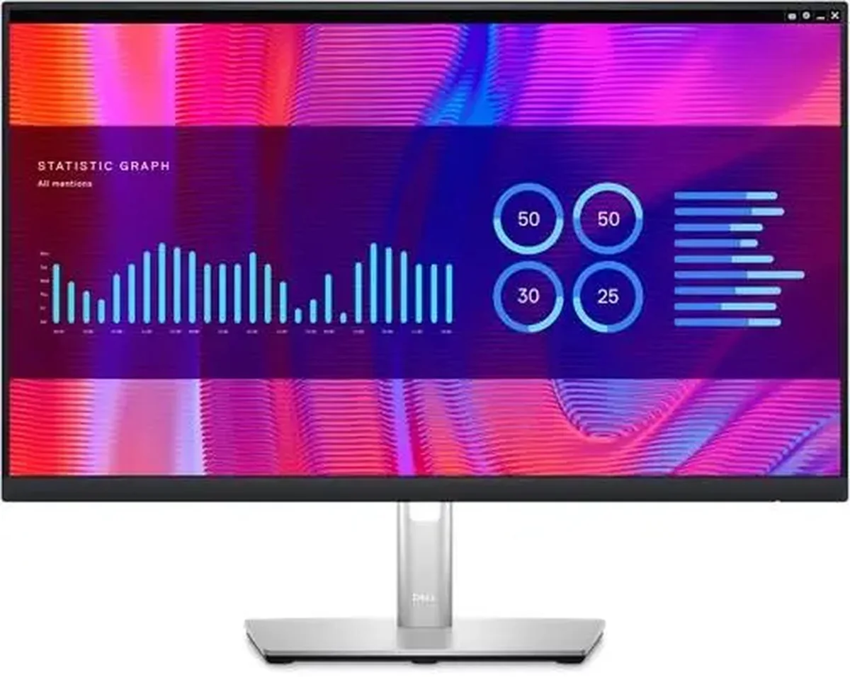 24" Dell P2423DE - 2560x1440 (QHD) - IPS - 90W USB-C HUBP2423DE - 2560x1440 (QHD) - IPS-näyttöpaneeli - 90 W USB-C HUB