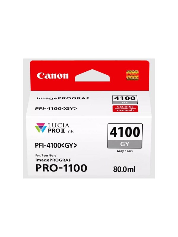 Canon PFI-4100 -mustesäiliö, 80 ml, harmaa