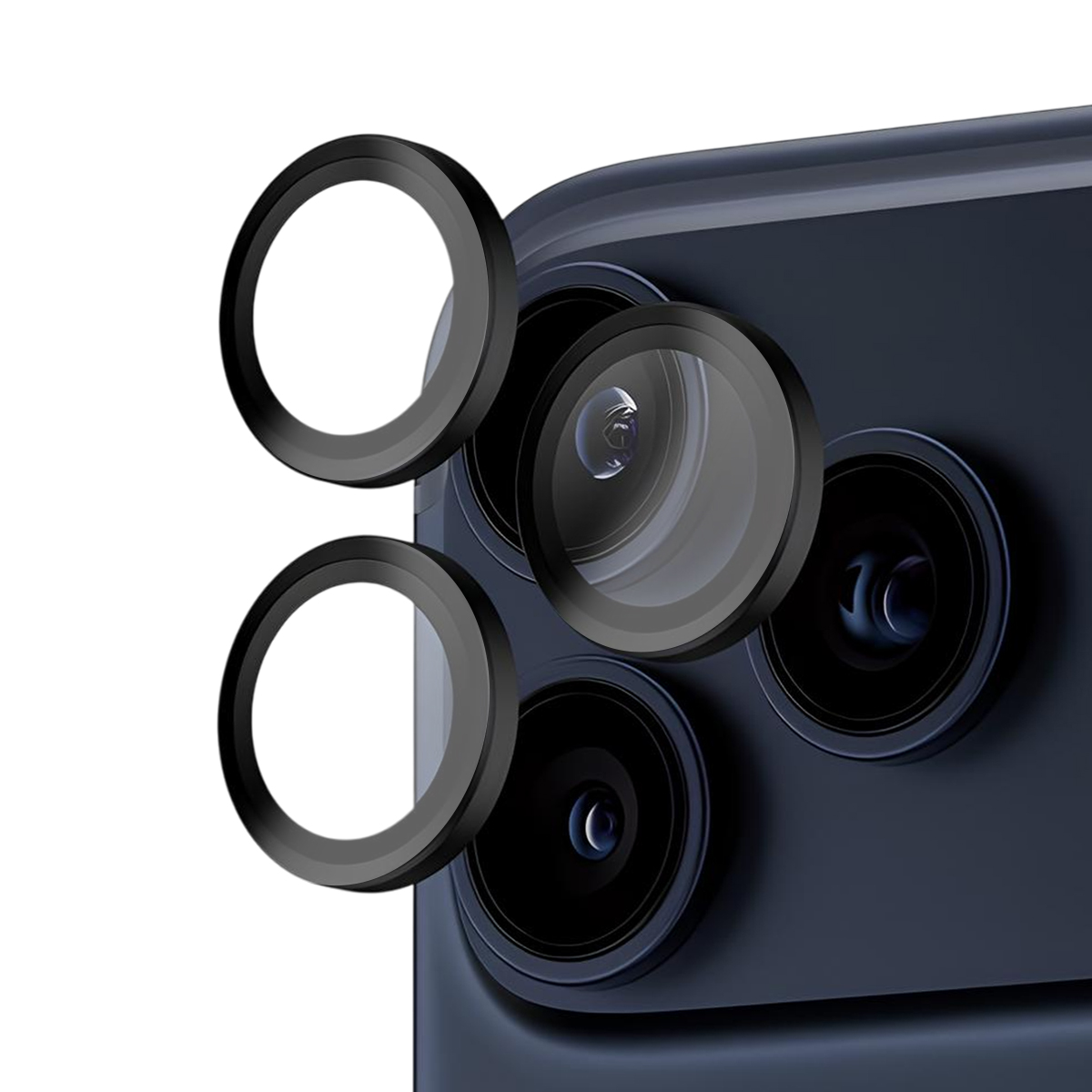 PanzerGlass Hoops® Black Camera Lens Protector iPhone 17 Pro | iPhone 17 Pro Max | iPhone 16 Pro | 16 Pro Max