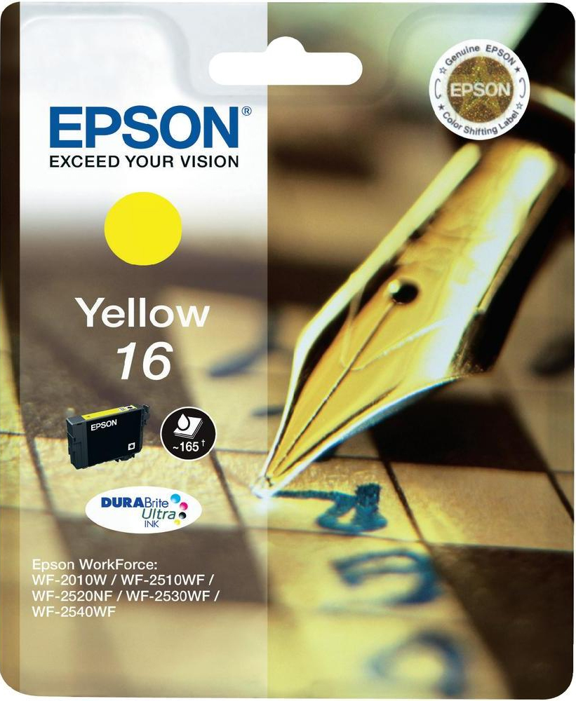 Epson Epson 16 Mustepatruuna Keltainen T1624 Vastaa: N/A